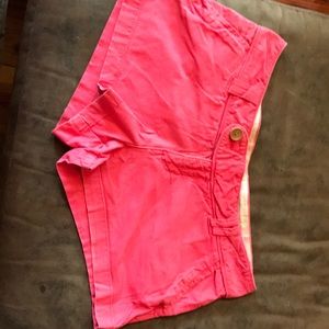 Pink shorts
